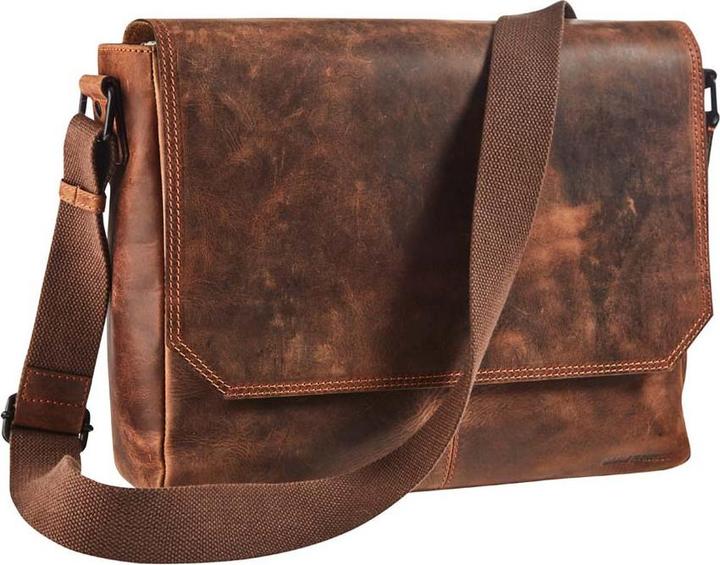 Immagine prodotto Maverick The Original Notebook Bag in pelle 14", marrone (14")
