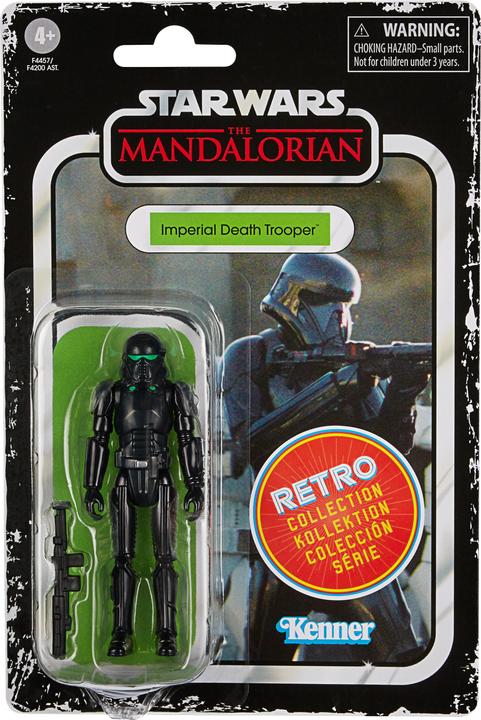 Immagine prodotto Hasbro Retro Collection Imperial Death Trooper alto 9,5 cm Star Wars: The Mandalorian Actio...