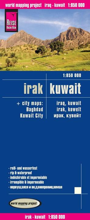 Immagine prodotto Mappa Iraq, Kuwait 1 : 850.000