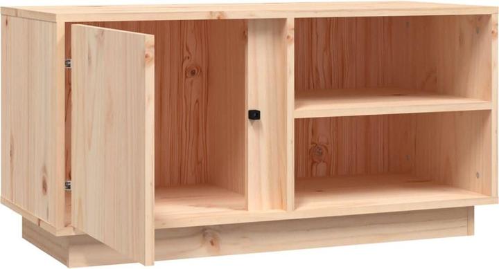 Image du produit VidaXL Armoire TV 80x35x40,5cm pin massif Lowboard meuble TV