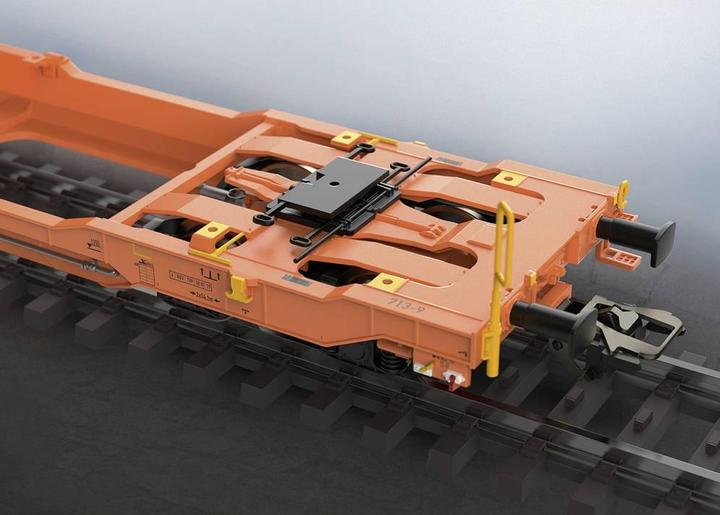 Actual product image Märklin 47471 H0 Wascosa Sdggmrss articulated pocket wagon (Track H0)