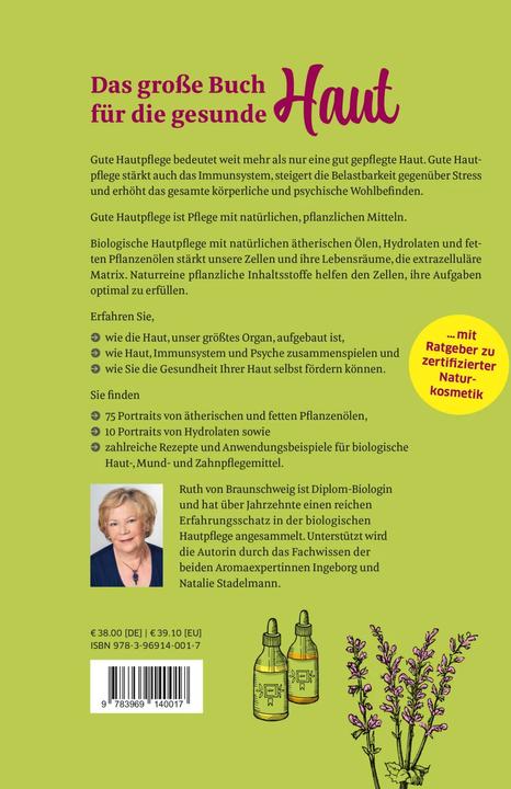 Produktbild Das grosse Buch für die gesunde Haut (Deutsch, Ruth von Braunschweig, Ingeborg Stadelmann, Natalie Stadelmann, 2022)
