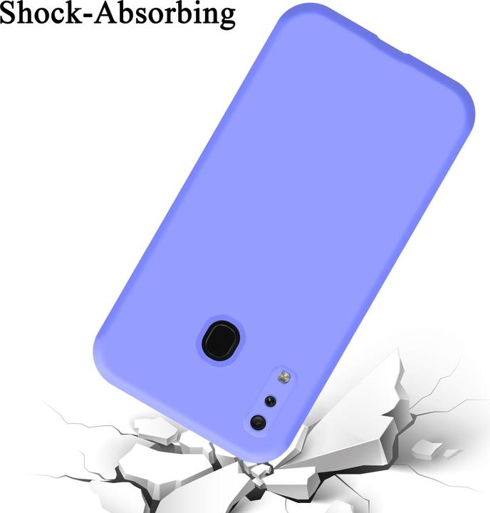 Immagine prodotto Cadorabo Copertura della cassa del silicone liquido TPU (Samsung Galaxy A20, Samsung Galaxy M10s, TCL A30)
