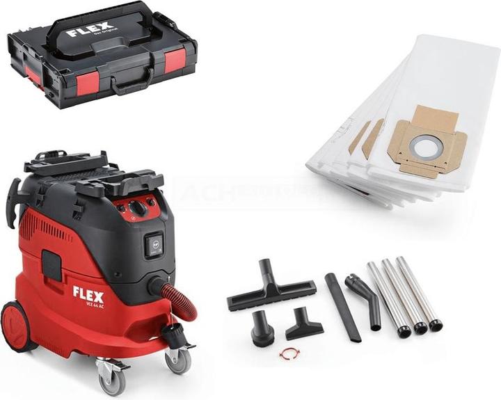 Actual product image Flex-Tools 444138 VCE 33 M AC Safety vacuum cleaner with automatic filter cleaning 30 l class M (Wet dry vacuum cleaner)
