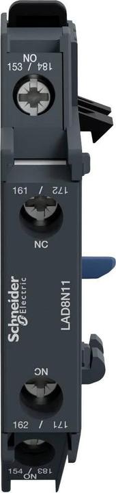 Actual product image Schneider Electric Auxiliary contact block 1 NO contact 1 NC contact