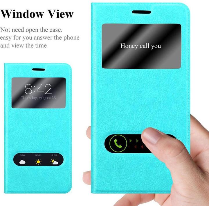 Produktbild Cadorabo Book mit View Doppelfenster Cover (Motorola Moto G5 Plus)