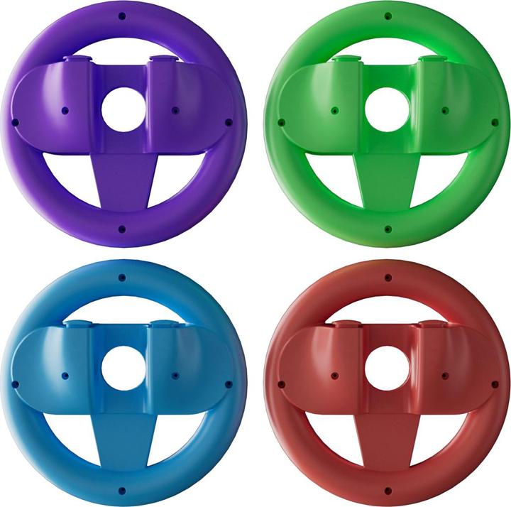 Produktbild Oniverse 4er-Set Racing-Lenkräder für Nintendo Switch™ & Switch 2™ - Gaming-Zubehör (Switch 2, Switch OLED, Switch)
