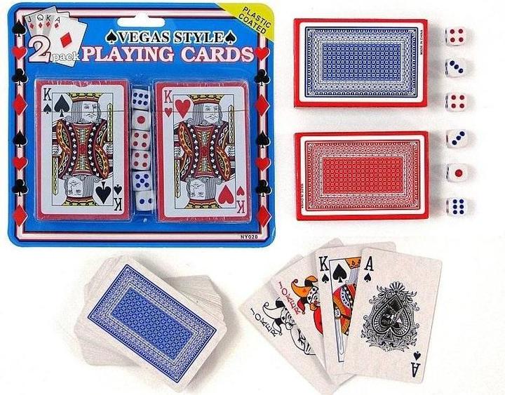 Produktbild Adar Spielkarten 2 Decks + Würfel