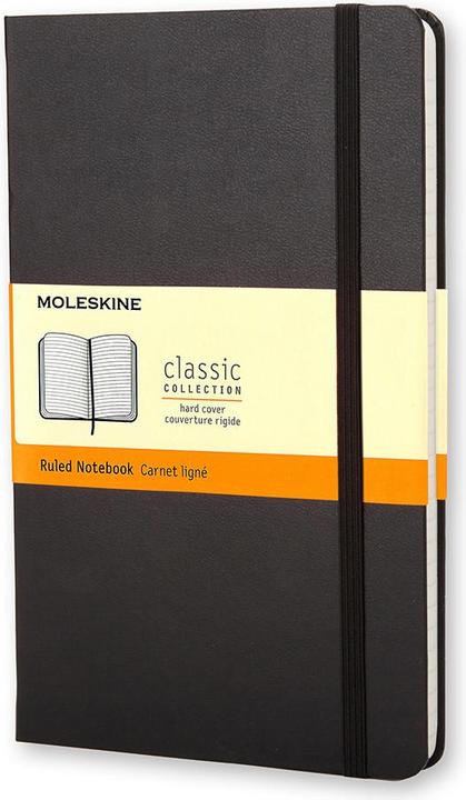 Moleskine Notizbuch Classic Large (A5, Liniert, Harter Einband)