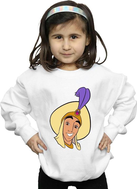 Produktbild Disney Aladdin Prince Ali Face Sweatshirt Mädchen (140, 146)