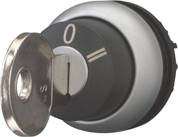Actual product image Eaton M22-WRS3-MS3 Key button front ring plastic key black 1 pc.