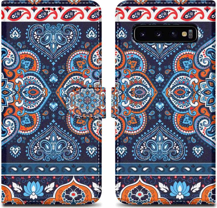 Actual product image Cadorabo Book cover with print (Samsung Galaxy S10)