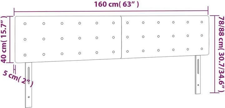 Actual product image VidaXL Kalel (160 x 5 x 88 cm)