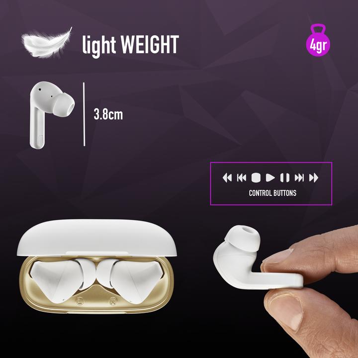 Actual product image NGS Artica trophy white (5 h, Wireless)