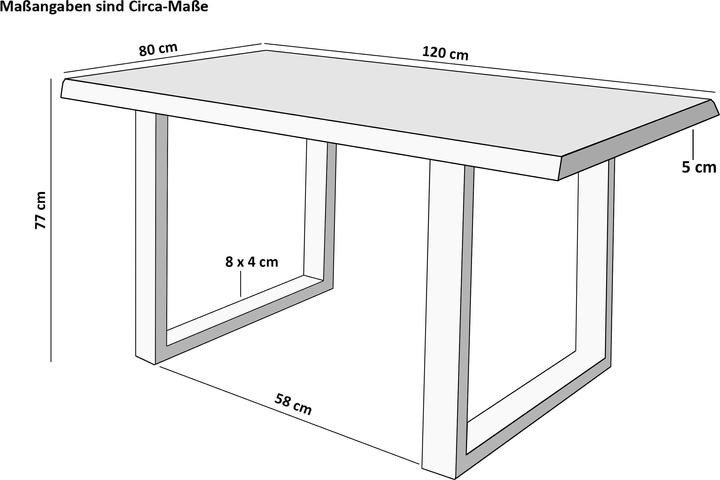 Image du produit SAM Thea (120 x 80 x 77 cm)