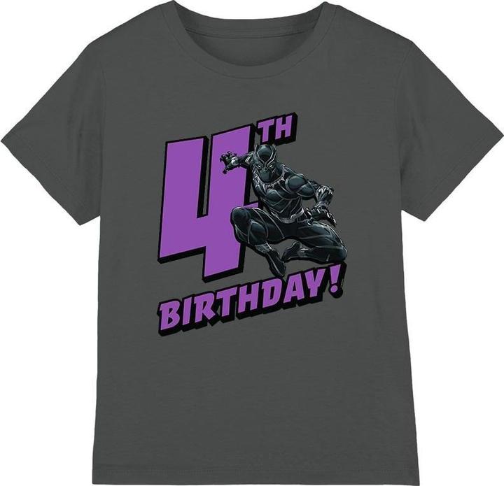 Black TShirt 4. Geburtstag