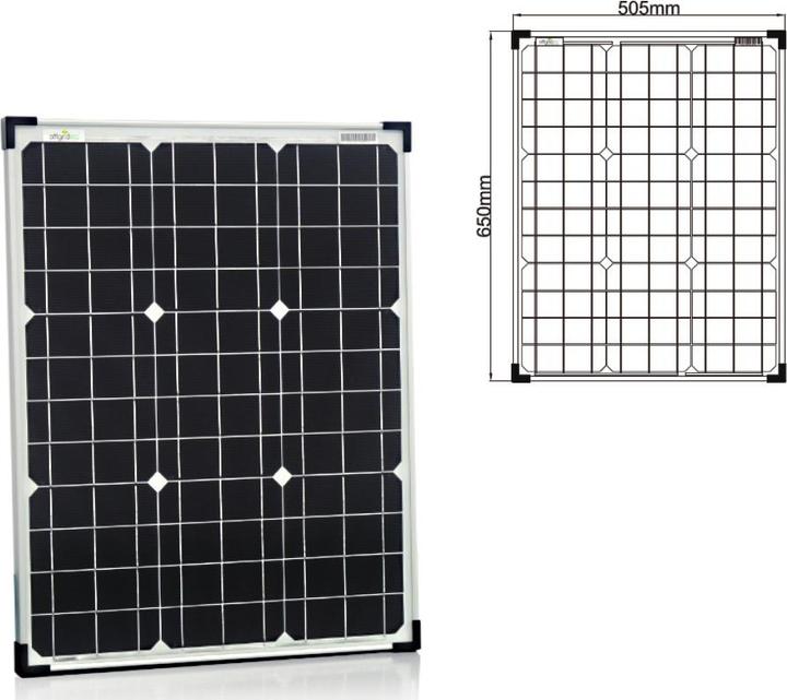 Produktbild Offgridtec Solar Bausatz 50w - 12V Solar-Set (50 W)