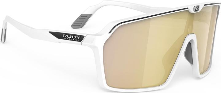 Rudy Project Spinshield Brille (White Matt, Multilaser Gold)