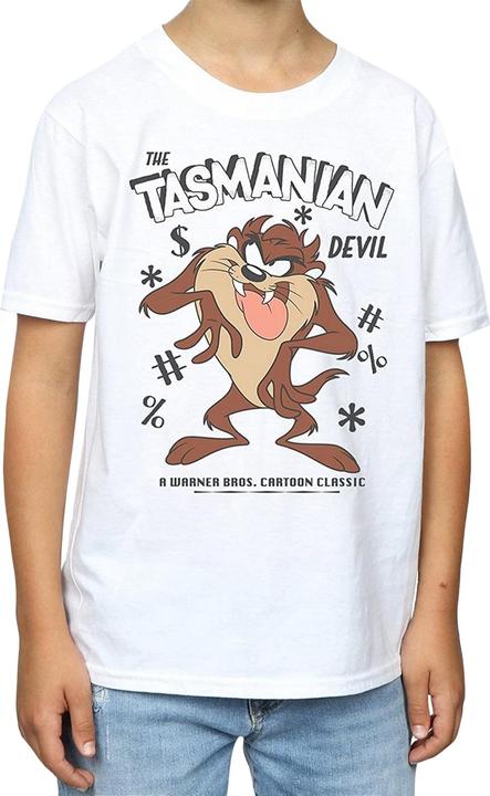 Image du produit Looney Tunes Garçons Diable de Tasmanie T-shirt vintage en coton (140, 146)
