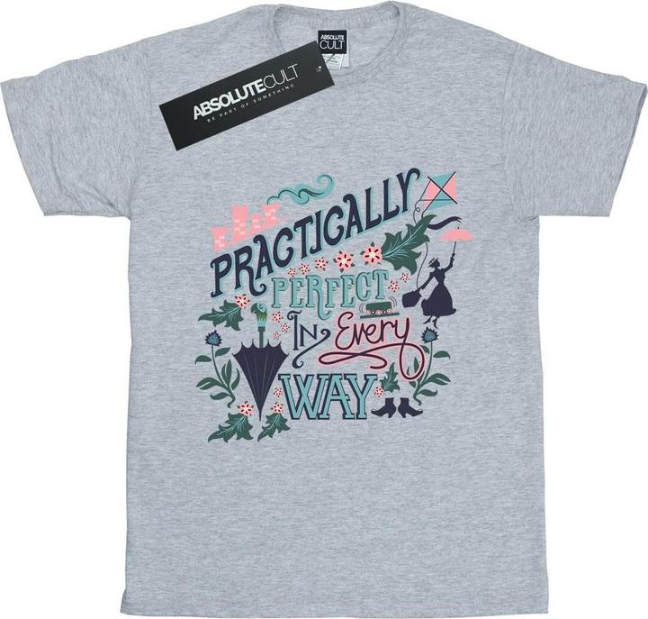 Produktbild Mary Poppins Practically Perfect In Every Way TShirt Mädchen (152, 158)