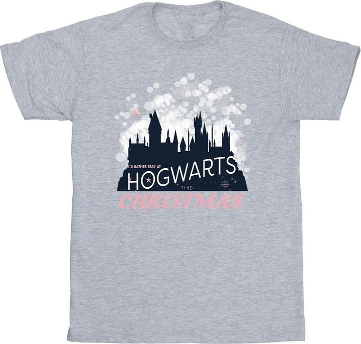 Actual product image Boys Hogwarts Christmas T-Shirt (104)