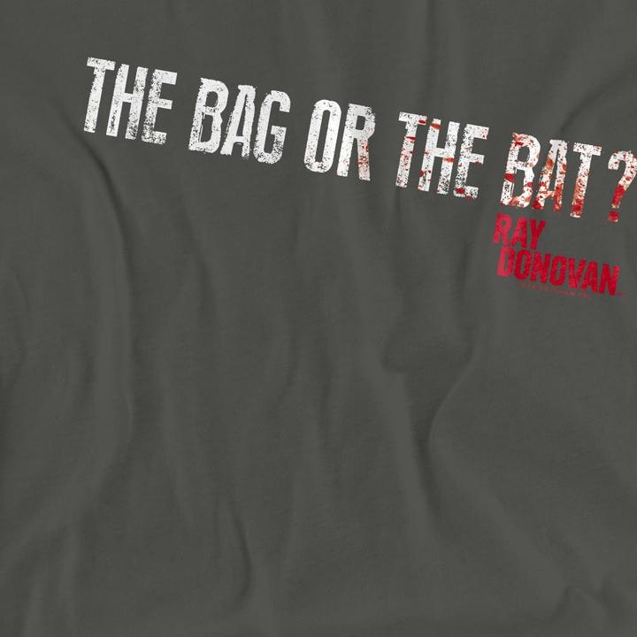 Actual product image Ray Donovan Unisex Adult Bag Or Bat T-Shirt (L)