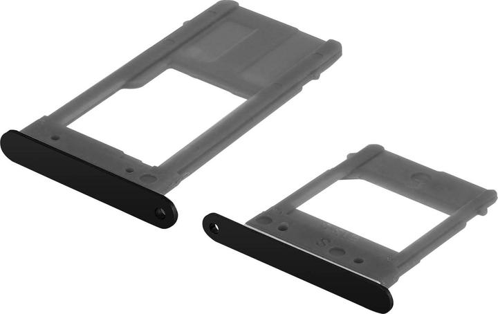 Produktbild Avizar SIM-Kartenhalter + Micro-SD Kartenhalter Schwarz für Samsung Galaxy A5 2017 (SIM-Halterung)