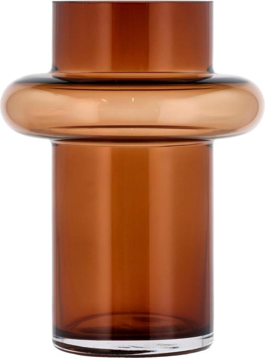 Image du produit Lyngby Verre - Tube Vase - 20 cm - Ambre (23556) (1 x, 20 x 18 cm)