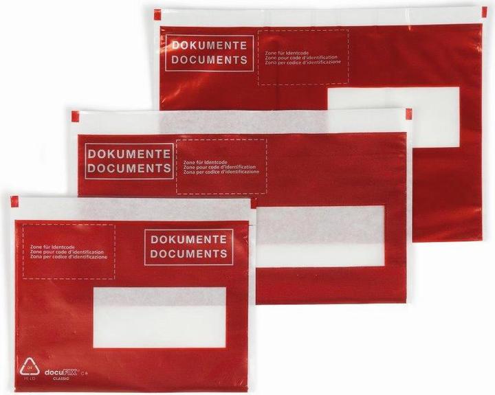 Immagine prodotto Docufix BÜROLINE C5 306284 pezzo rosso/nero (C5)