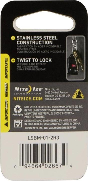 Image du produit Nite Ize Mousqueton MicroLock S-Biner 2