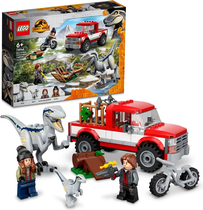 Actual product image LEGO Blue & Beta in the Velociraptor Trap (76946, LEGO Jurassic World)
