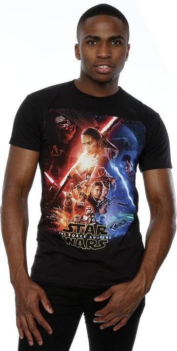Immagine prodotto Star Wars Force Awakens Poster Maglietta Uomo (S)