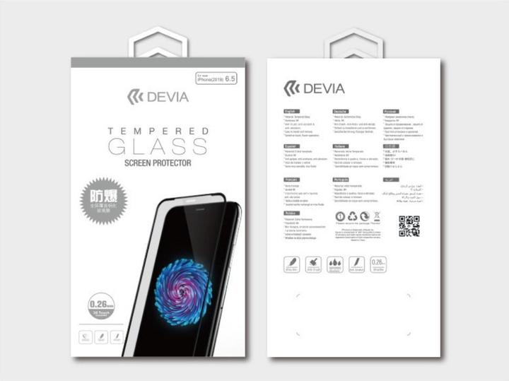 Produktbild Devia Van Entire View Anti-glare Tempered Glass iPhone 11 Pro black (1 Stück, Apple iPhone 11 Pro)