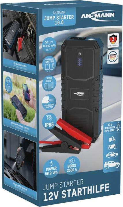 Produktbild Ansmann Jump Starter 16.0 (2500 A, 16000 mAh)