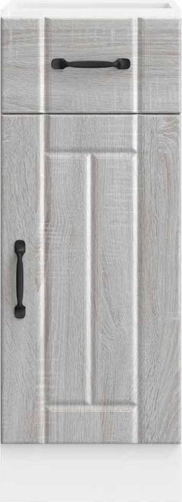 Immagine prodotto VidaXL Base cucina Lucca Grey Sonoma in legno Base lavello (30 x 46 x 81,5 cm)