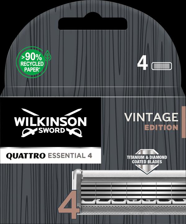 Actual product image Wilkinson Quattro Essential 4 Vintage Edition (4 x)