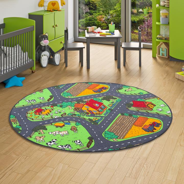 Image du produit Snapstyle Tapis de jeu pour enfants Ferme (100 x 100 cm)