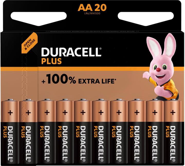 Actual product image Duracell Plus (20 pcs., AA)