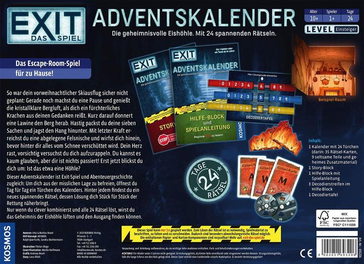 Actual product image Kosmos Exit Advent calendar 2020