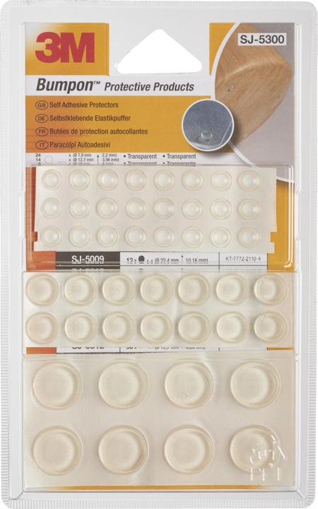Image du produit 3M Tampon de protection - Mix (Amortisseurs d'arrêt, 42 pièce(s))