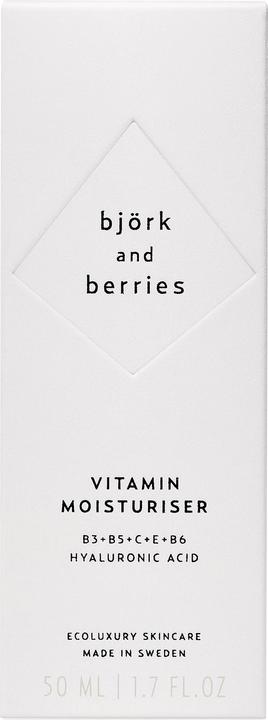 Produktbild Björk & Berries Vitamin Moisturiser (50 ml, 24h Creme)