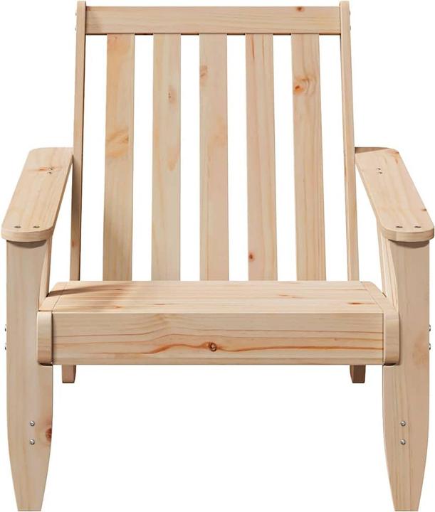 Produktbild VidaXL Adirondack-Gartenstuhl 75x77x77 cm Massivholz Kiefer Gartenstuhl Stuhl