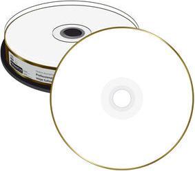 Image du produit MediaRange CD-R 700MB/80min TRUE GOLD Ink.Print.cake 10pcs (10 x)