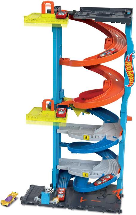 Actual product image Hot Wheels City Transforming Race Tower