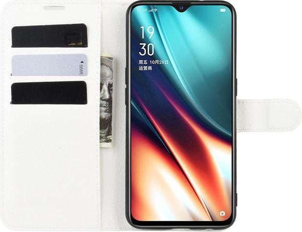Actual product image MU Classic Litchi Leather Bookcover Series (Realme XT, Realme X2)