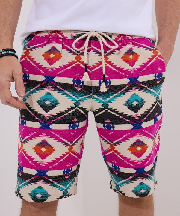 Produktbild Joe Browns Bold Aztec Print Drawerstring Shorts (36)
