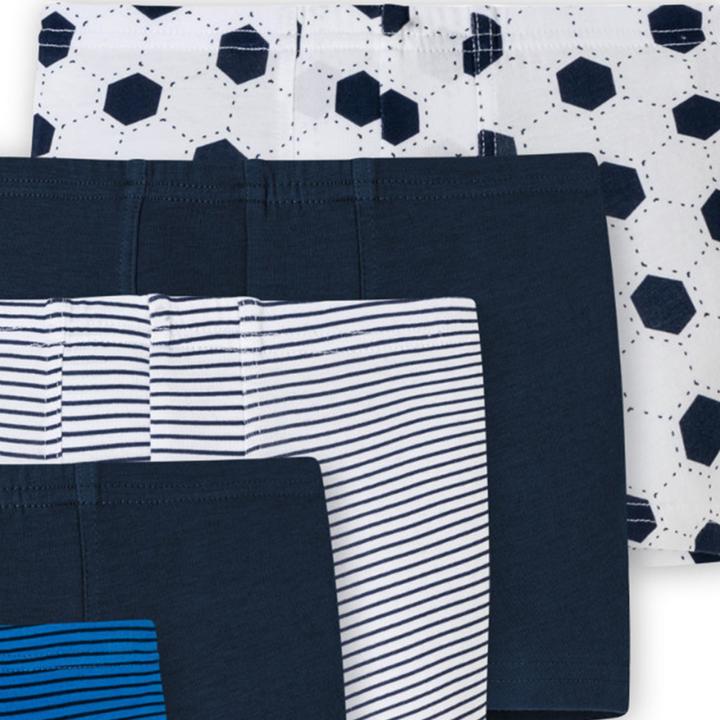 Actual product image Schiesser Pack of 10 Kids Boys 95/5 Organic Cotton Shorts / Pants (116, pack of 10)