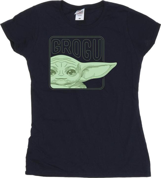 Immagine prodotto Star Wars The Mandalorian Grogu Box Maglietta Donna (L)