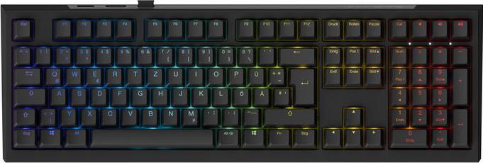 Image du produit Ducky One X Wireless Gaming Tastatur, AI Switch, RGB LED - schwarz (DE, Sans fil)