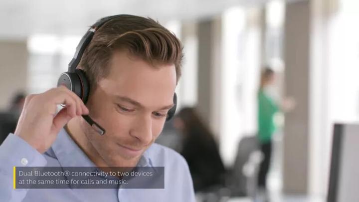 Productafbeelding Jabra Hoofdtelefoon Evolve 75 SE MS Duo incl. Link 380 (Draadloze, USB-A)